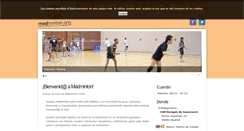 Desktop Screenshot of madminton.org